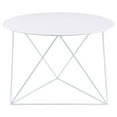 thumbnail image 2 of ACME Epidia Round Accent Table in White, 2 of 6