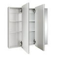 thumbnail image 4 of Design House 36" Tri-View Wall Mount Bathroom Medicine Cabinet, Clear, 4 of 16
