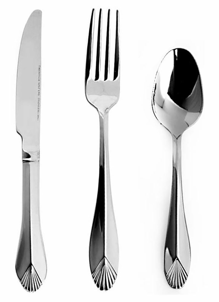 Safrano Stainless Steel Dinner Flatware Set, 3Pieces