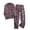 B1-Red187, variant on Puliio Men's Winter Plaid Pajamas Set Long Sleeve Flannel Top & Pants With Pockets Nightwear Sets 2 Piece