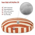 thumbnail image 3 of Majestic Pet | Vertical Stripe Round Pet Bed For Dogs, Removable Cover, Burnt Orange, Small, 3 of 6