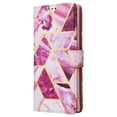 thumbnail image 4 of SaniMore for Samsung Galaxy S24 Ultra 2024 Case, PU Leather Luxury Marble Flip Cover with Detachable Wrist Strap Card Slot Kickstand Shockproof Magnetic Buckle Protective Shell for S24 UltraPurple, 4 of 8