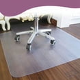 thumbnail image 2 of Transparent Nonslip Mat Chair Cushion for Living Room Study Office Floor Protect Color:Transparent Size:430 * 600 * 1.5mm, 2 of 6