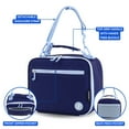thumbnail image 6 of J World Boys and Girls Cody Insulated Kids Lunch Bag with Shoulder Strap, Navy, 6 of 6