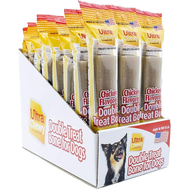 Ultra Chewy Naturals Dog Treats Bone Made in USA Highly Digestible