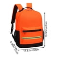 thumbnail image 2 of Yvsxxv Outdoor Emergency Backpack, Large Capacity Waterproof Rucksack, Orange, 2 of 7