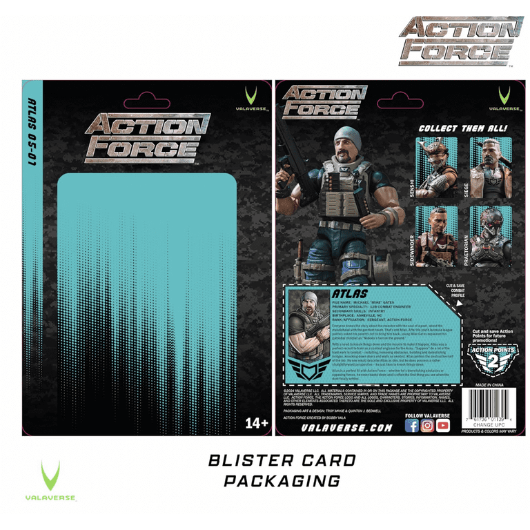 Valaverse Action Force Series 5 Atlas Premium 6-Inch Scale Action