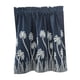 thumbnail image 4 of Cortinas bordadas con bolsillo para varilla para cocina, baño y cafetería. Azul_74x61cm, 4 of 9