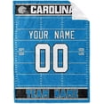 thumbnail image 2 of Carolina Blanket for Men Women Boy Gifts Custom Name and Number Throw Blanket, 2 of 5