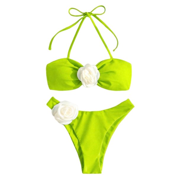 Traje baño bandeau para mujer Conjunto traje baño piezas Bandeau Suiwmsuit Top