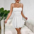 thumbnail image 4 of Backless Dress, Women's Bodycon Milk Silk Club Dress, Sleeveless Strapless Summer Party Dress, Comfortable Pullover^, 4 of 8