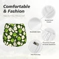 thumbnail image 4 of Balery Green Fruit Pantalones cortos deportivos para mujer con forro y dos bolsillos, elásticos, para entrenamiento, gimnasio, yoga-Small, 4 of 7