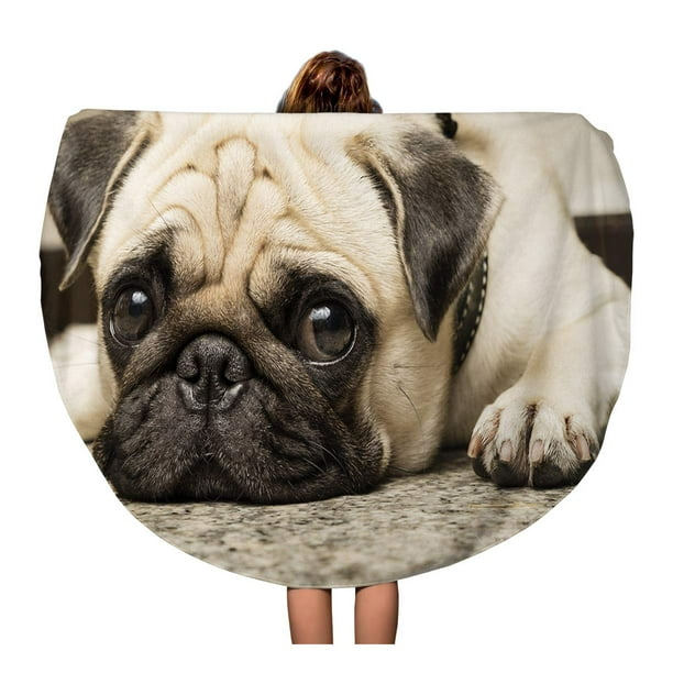 Walmart pug store beach towel