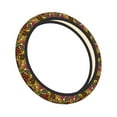 thumbnail image 2 of Disketp Sunflower Elastic Microfiber Steering Wheel Cover for Truck,SUV,Cars,Universal 15 inch,Anti-Slip, 2 of 8