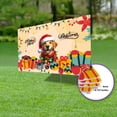 thumbnail image 3 of Merry Christmas Santa Golden Retriever Scarf Twinkling Lights Xmas Holiday Yard Sign Goldens Dog Lover Gifts Idea Outdoor Home Lawn Garden Porch Decor - 00022, 3 of 5
