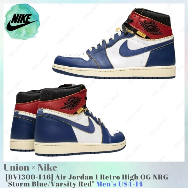 Union × N I-K-E A i r-Jor-dan 1 Retro High OG NRG BV1300-146 Men's US4-14 NEW