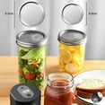 thumbnail image 2 of Electric Mason Jar Vacuum Sealer - Mason Jar Vacuum Sealer Kit with Wide Regular Mouth Mason lids - Canning Vacuum Sealer Mason Jar for Food Storage - Jar Vacuum Sealer for Mason Jars - Black, 2 of 7
