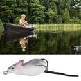 thumbnail image 3 of Spptty Mouse Lure, Soft Bait Lure,Artificial Bait Mouse Shape Soft Fishing Lures Dual Hooks Tackle Accessory, 3 of 8