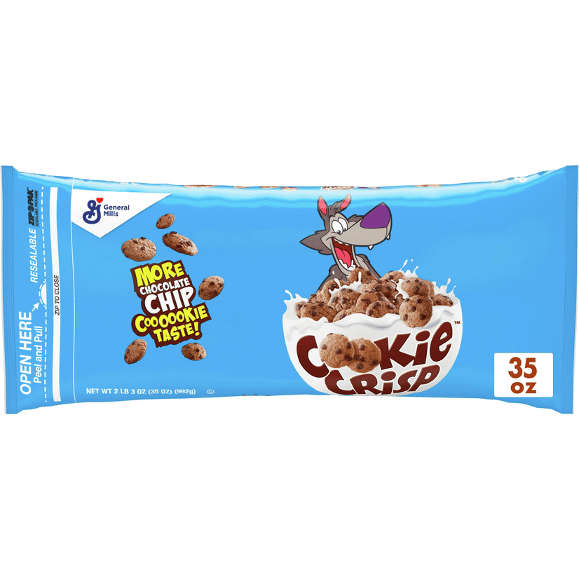 Cookie Crisp Cereal, Chocolate Chip Cookie, 35 oz