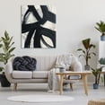thumbnail image 2 of Stupell Industries Dynamic Modern Black Paint Strokes Bold Abstract Painting Gallery Wrapped Canvas Print Wall Art, Design by Susan Jill, 2 of 7