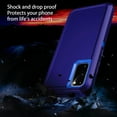thumbnail image 4 of Designed for Samsung Galaxy S20 FE Heavy Duty Case, Triple Layer Protection Shockproof Dropproof Dustproof Anti-Scratch Phone Case Cover for Samsung Galaxy S20 FE,Blue, 4 of 7