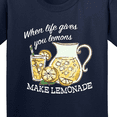 thumbnail image 4 of Inktastic When Life Gives You Lemons, Make Lemonade Youth T-Shirt, 4 of 5