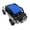 Blue, variant on Jeep Wrangler LJ (2004-2006) SPIDERWEBSHADE Solid Color Shade Top