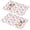 Pioneer Flower Floral-3, variant on Placemat, Pioneer Flower Floral Print Pattern Place Mats Table Mat Set Of 2, PVC Washable Placemats for Party Kitchen Dining Decoration, 18x12 Inch, Fade Resistant
