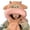 Pink, variant on HJYCHN Neck Warmer Cute Ear Cap Hat and Scarf Winter Warm Knitted Neck Gaiter for Cold Weather Scarfs for Women White One Size