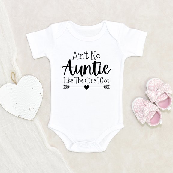 Newbabywishes - Cute Greatest Auntie Baby Clothes for Boys and Girls - Newborn Baby Clothes
