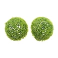 thumbnail image 3 of Árboles de Topiario Artificiales en apariencia de para Interiores/exteriores, Plantas de Imitación, Decoraciones de s Verde 32cm kusrkot Bola artificial del Topiary, 3 of 8