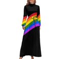 thumbnail image 2 of Vestido largo de rayas vestido de verano de mujer 2024 Vestidos de mujer, 2 of 5