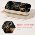 thumbnail image 5 of Elk Revival Velvet Portable Jewelry Box with Removable Compartment - Necklace, Earring, and Travel Organizer - Gift, 5 of 7