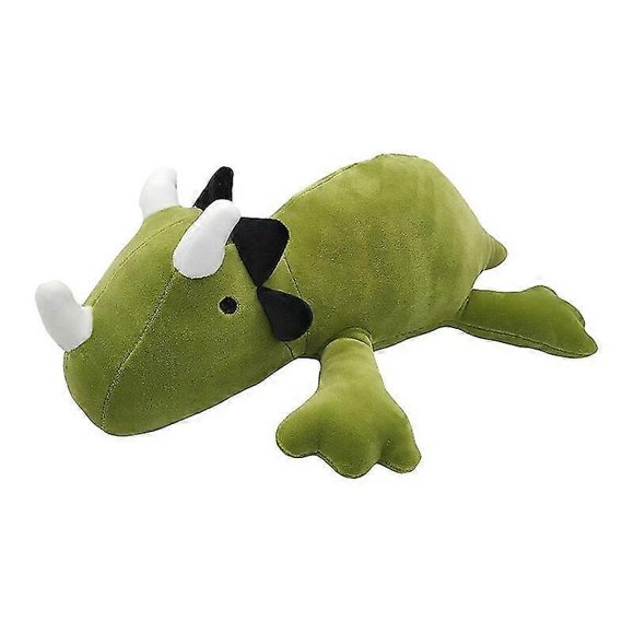 (Green 60cm)Dinosaur Weighted Plush Stuffed Animals For Babies Dino Cartoon Lovely Toys Soft Animal Doll Toy For Kids