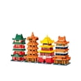 thumbnail image 3 of Ancient Style Street View Traditional Architecture Tower Model Building Blocks Toys, 3 of 3