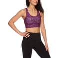 thumbnail image 6 of Reebok Women's Renew Longlined Printed Sports Bra with Removable Cups, 6 of 7