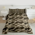 thumbnail image 2 of Homewish Brown Camouflage Queen Comforter Set,Retro Rustic Camo Bedding Sets,Country Farmhouse Lodge Bedding Comforter Set For Kids,Breathable Home Decor Reversible,3pcs, 2 of 8