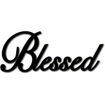 Blessed Wood Sign Wall Decor Art Cutout Laser Cut Unfinished Decorative Accessories Rustic Blessed Signs DIY