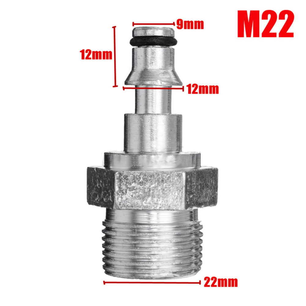 Quick Connection Pressure Washer Gun Hose Fitting To M22 Adapter For Lavor VAX 