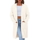 thumbnail image 1 of Cardigan PRETTYGARDEN de Manga Larga Blanco Talle M con Frente Abierto, 1 of 8