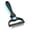 Sky Blue, variant on 1Pcs Pet Grooming Rake - Double-Sided Deshedding Dematting Tool, Undercoat Rake for Dogs & Cats, Dog Grooming Brush & Deshedder Comb for Long Hair, Reduces Shedding, 4X4In (Grey)