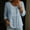 Blue, variant on Women's Ruff Neck Tops Button Down Long Sleeve Shirts Dressy Elegant Loose Fit Casual office Blouse Yellow