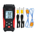 thumbnail image 1 of Digital Thermocouple-Thermometer Dual Channel K Type Thermometer(-328-2501℉) LCD Display Temperature-Tester for K Type, 1 of 7