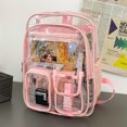 thumbnail image 4 of Consulte A Través Bookbag Clear Mochila Múltiple Puntos Múltiples para Viajes Al Aire Libre, 4 of 9