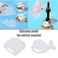 thumbnail image 1 of Ganfancp Diy Crystal Epoxy, Decoración de Mesa Bandeja Abanico Rebajas Flash Deals 1 Molde, 1 of 3
