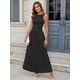 thumbnail image 2 of Vestido largo sin mangas de verano EYNMIN negro para mujer talla M, 2 of 5