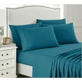 thumbnail image 2 of Sweet Home Collection 1500 Series Bed Sheets - Extra Soft Microfiber Deep Pocket 4pc Sheet Set - Teal, Twin, XL, 2 of 5