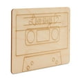 thumbnail image 3 of Valentine's Cassette Wood Cutouts 4-inch, 1/8 inch Thick, Pack of 25 Valentine Crafts for Gifts & Décor, by Woodpeckers, 3 of 5