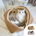 thumbnail image 7 of Steadline Removable Washable Pet Bed Enclosed Plush Warm Cat House Dog Nest for Small Pets Winter Sleeping Pad During Cold Weather and Cozy Home Comfort for Furry Companions, 7 of 7