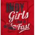 thumbnail image 2 of Indy Girls Like it Fast Funny Indiana Womens Plus Size Graphic Zipper Hoodie Brisco Brands 2X, 2 of 5